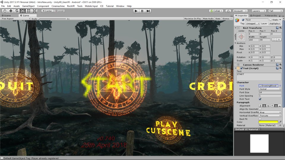 EvilDeadGame's tweet photo. When font selection/rendering in Unity goes wrong...
#Evildead #EvilDeadVR #ScreenshotSaturday https://t.co/TXPMDMoQEB