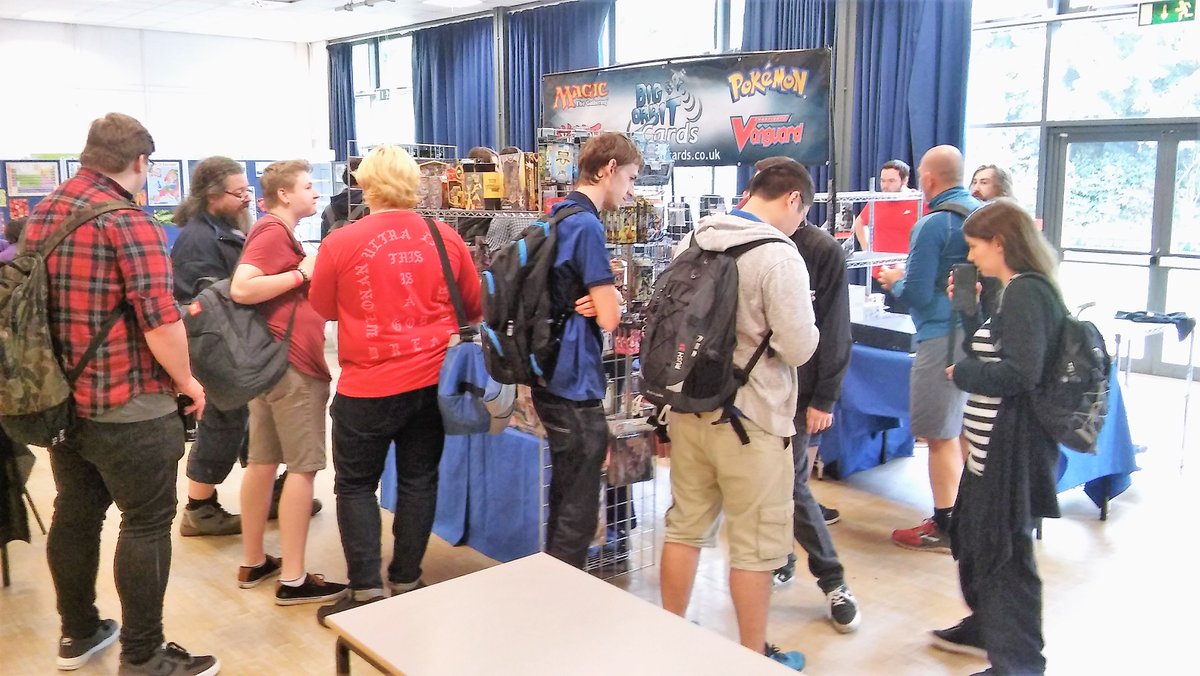 TCG_Con's tweet photo. The doors are open on the inaugural TCG - Thank you to all that have  bought tickets for today and that are currently playing in tournaments -  Day tickets are still available: https://t.co/Op00UGhiIN https://t.co/AwzCvJi6mI