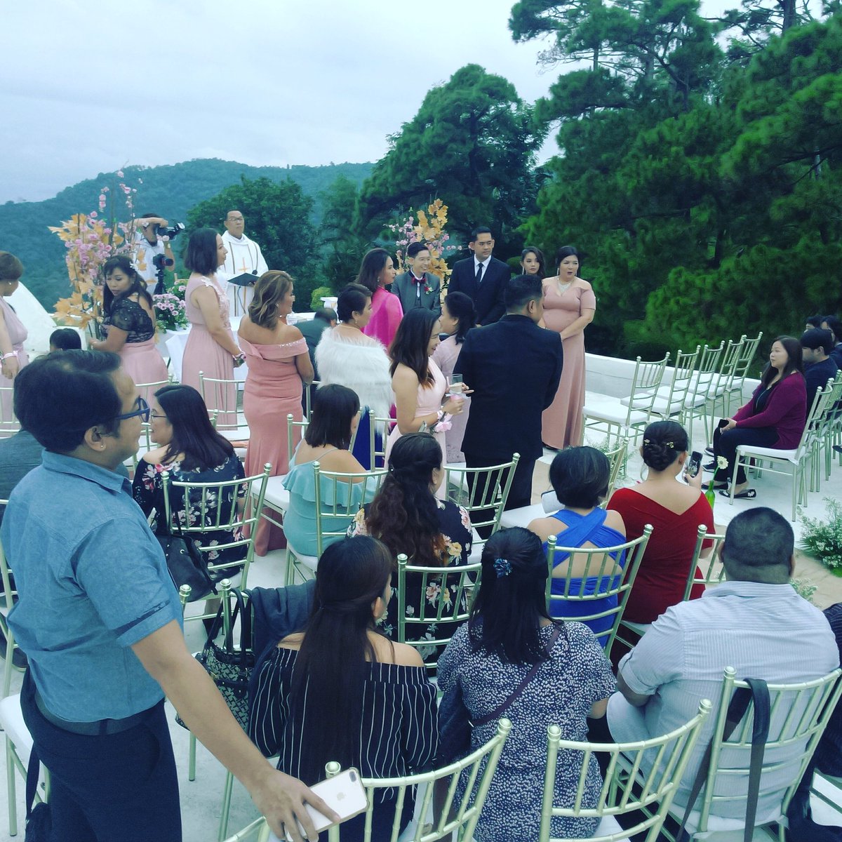 ceejayagbayani's tweet photo. #HolyUnionRite of Kyle and Tina
#MhengToBeehWithThina https://t.co/d7aV5UK6Kw