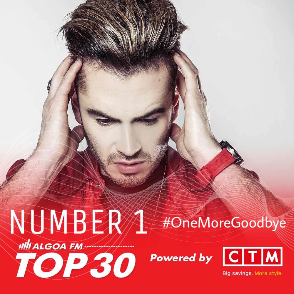 DanielBaronSA's tweet photo. Got a surprise call this morning from @algoafm ☎️ #OneMoreGoodbye is officially my 6th number 1 hit 🙏 https://t.co/E2C8WAGzyX