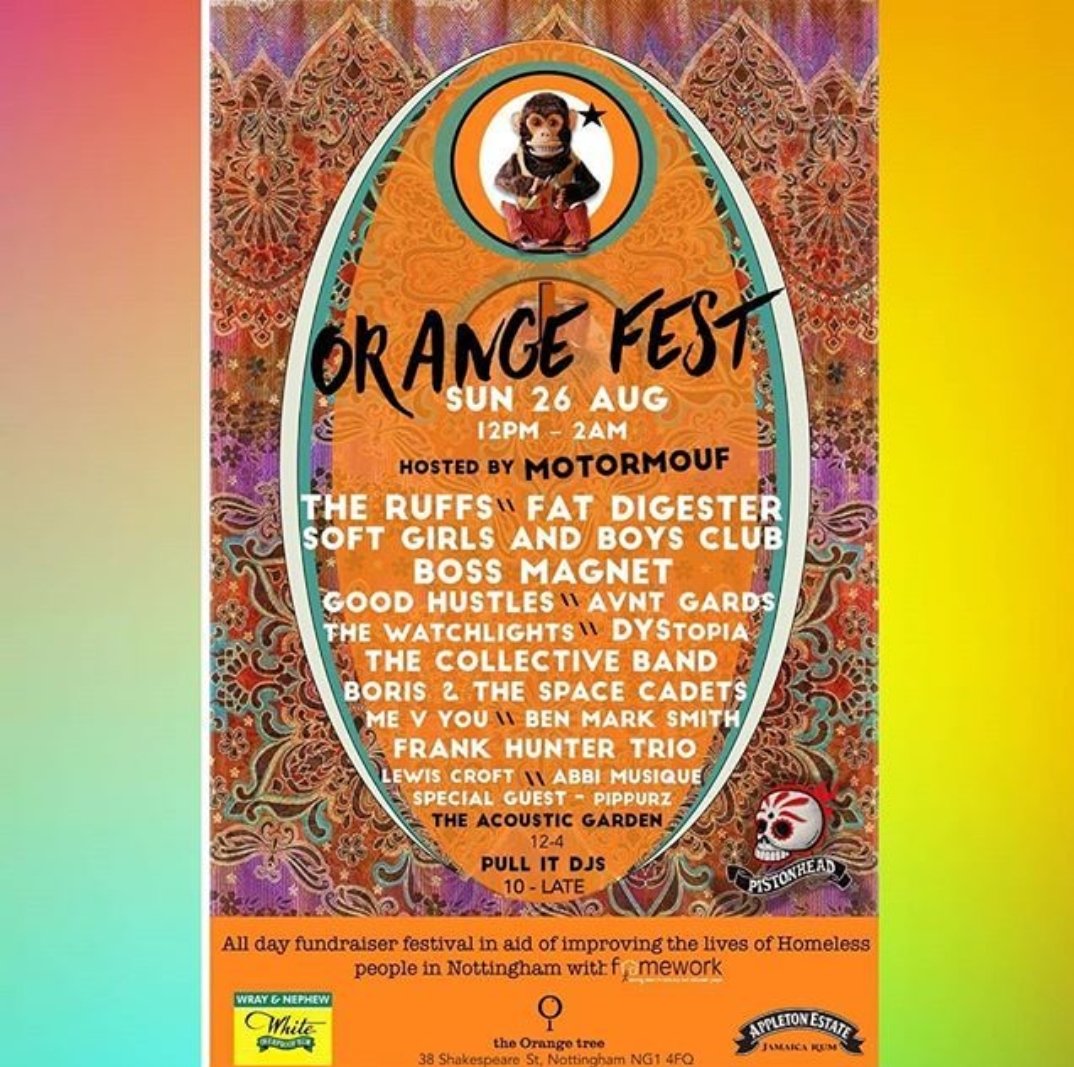 BossMagnetBand's tweet photo. Catch us at Orangefest at Orange Tree, Nottm on Sun 26th August, perfect way to spend your bank holiday!
FREE ENTRY!!!
.
.
.
#bossmagnet #orangefest #theorangetree #powerfunk #funk #altfunk #soul #funkrock #fundraiser #funkband #nottinghamband #nottinghamfunk https://t.co/O22LAFIKxs