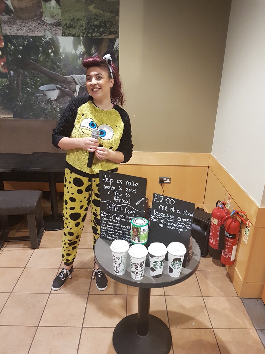 Our Nicole singing to raise money for send a cow <a href="/StarbucksUK/">Starbucks UK</a> <a href="/Starbucksnews/">Starbucks News</a> <a href="/starbucksprtnrs/">Starbucks Partners</a>