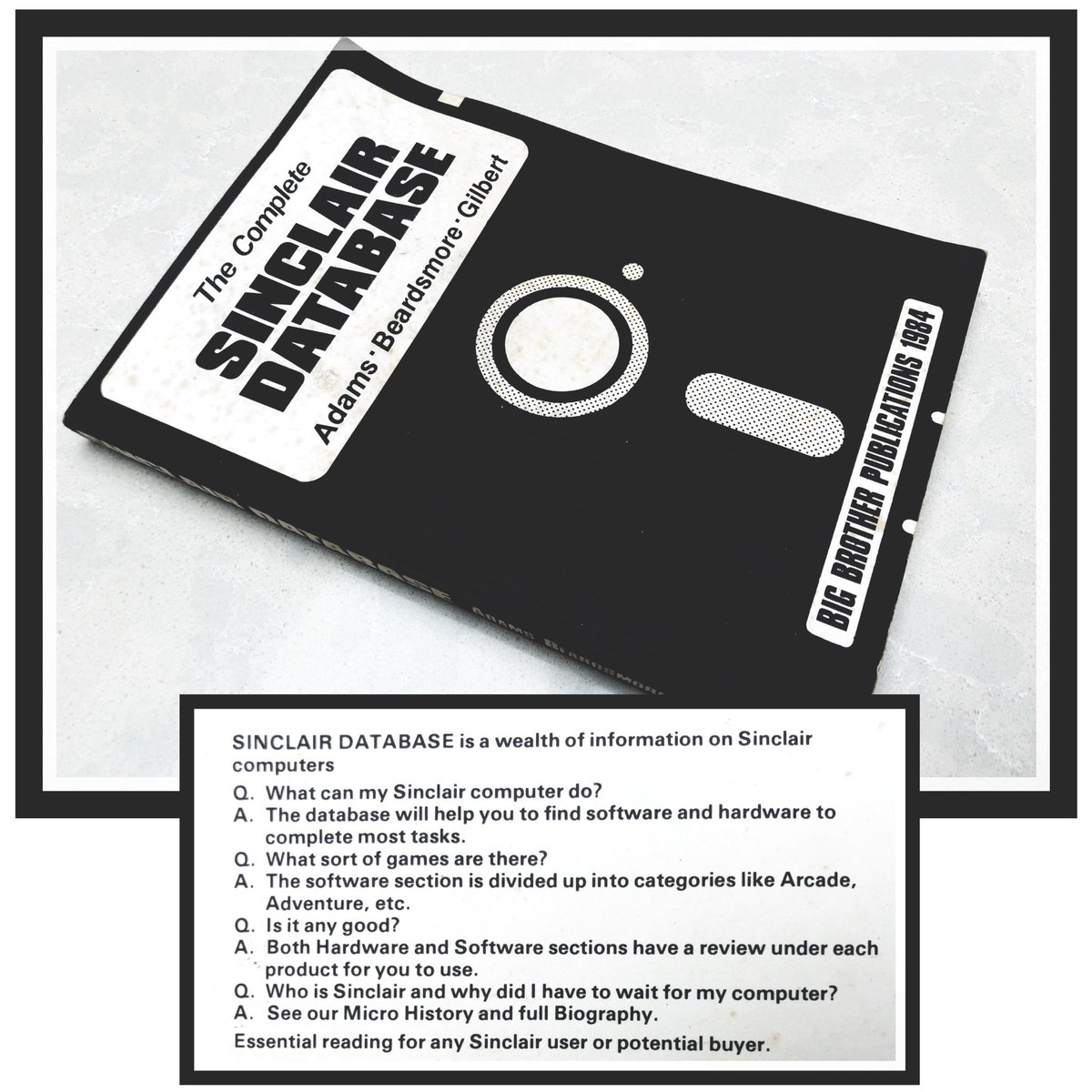 SWRetroComp's tweet image. A purchase from 1984 when #Sinclair history was still being written. A floppy disc cover pic though? Should surely be a #microdrive 😀 #RetroComputing #ZX81 #ZXSpectrum @zxwife @spectrum48k @ZXSpectrumFans @ZX81Central @computermuseum