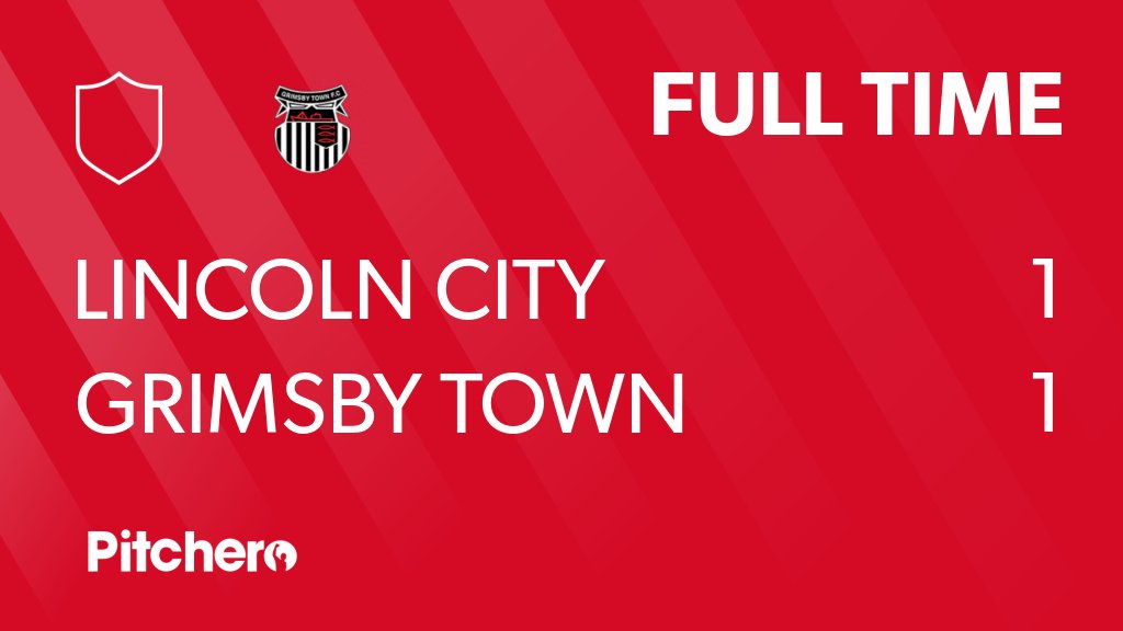 officialgtfc's tweet photo. FULL TIME: Lincoln City 1 - 1 Grimsby Town
#LINGRI #Pitchero
https://t.co/tDZMDdXaTN https://t.co/CPX1UBR5rO