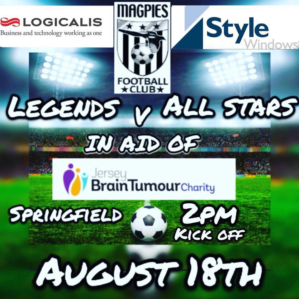 Magpies Legends v All-Stars Match @ Springfield. the charity game features open penalty comp at halftime for anyone who wants to step up to the spot. Kick off 2pm. Hope to see you there.  Free entry, donations to on the door. Kindly sponsored by Logicalis/Style Windows.