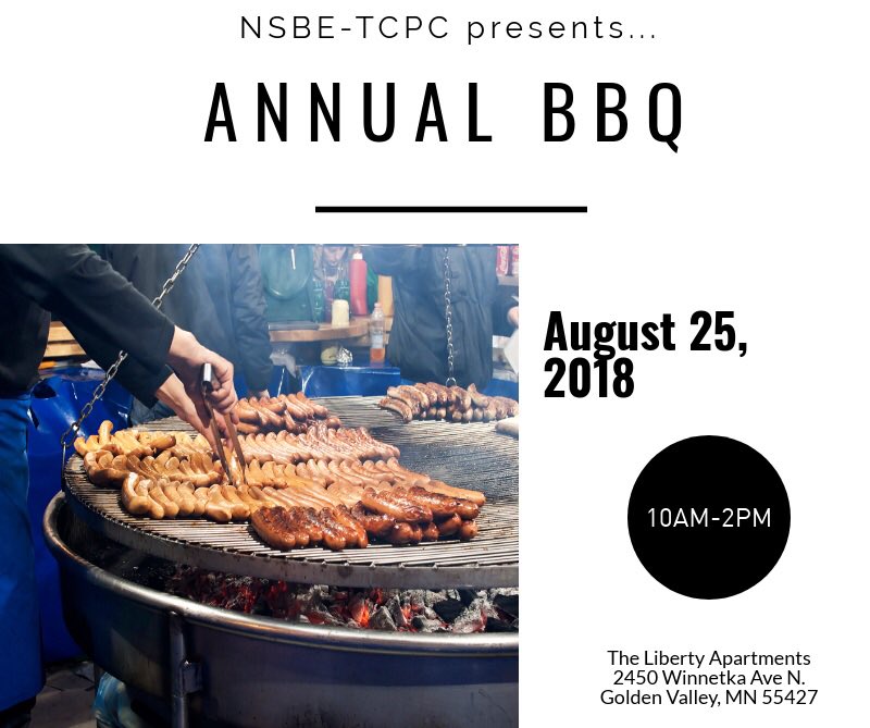 Don’t miss out on the 🍔🍗🥃🥤and good people Saturday, August 25. Email membership@nsbetcpc.org for any questions.