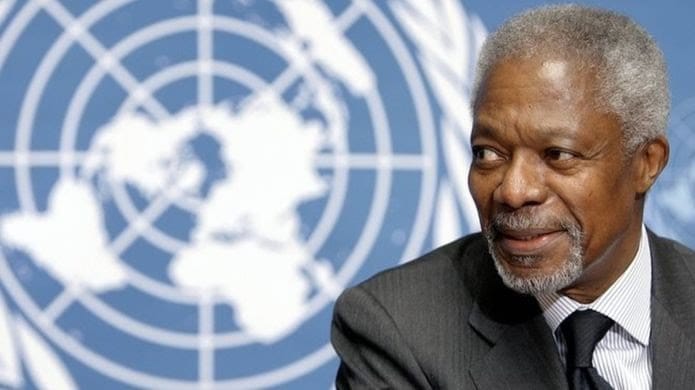 SanjaySDutt's tweet photo. Deeply saddened by the demise of nobel laureate &amp; global statesman Kofi Annan , who was a true champion of peace, sustainable development, human rights &amp; the rule of law. His humane approach will be missed by the world. May his soul rest, in peace.. https://t.co/A4qCV7sw0l