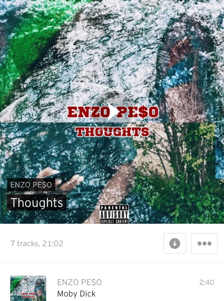 EnzoPeso's tweet photo. The EP out on all major platforms. Please go listen and share to everyone. A follow would be appreciated too. Bless 😊. https://t.co/3024QL4u1b
