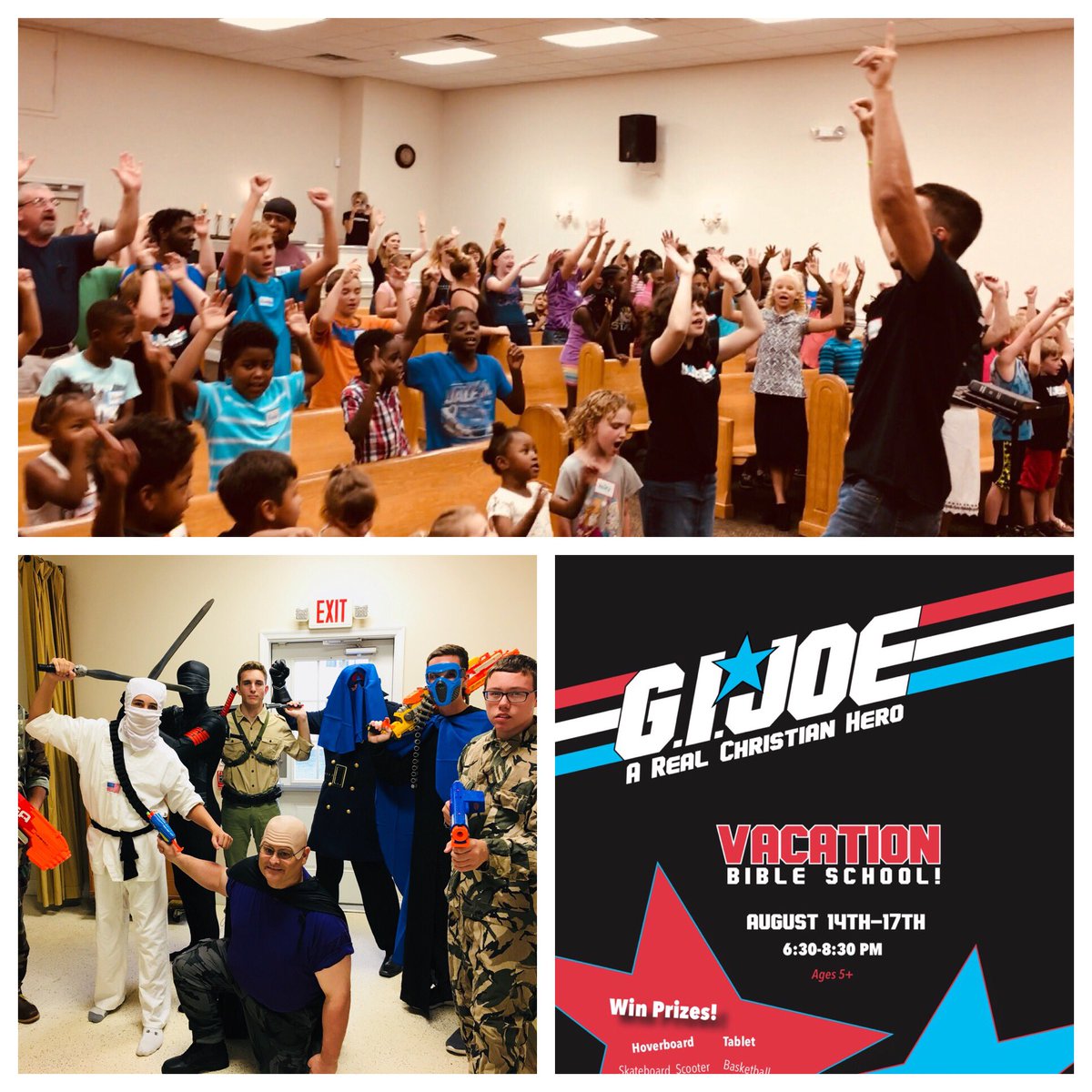 CamManaraze's tweet image. Amazing is not adequate enough to describe what God did this week at VBS!! We were praying for 100 to come, we ended with 105 attendees, 27 teenagers, and 20 precious souls excepted Jesus as their Savior! #GIJoe18HBBC #VBS #GloryLap🏃🏻💨 #JesusSaves