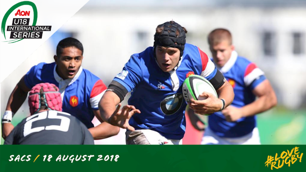 YouthWeeks's tweet photo. France finish the Aon U18 International Series unbeaten as they defeat Wales 52-7 at @sacsrugby  @Aon_SouthAfrica @CocaCola_ZA #loverugby https://t.co/Ej8SjN8GUf