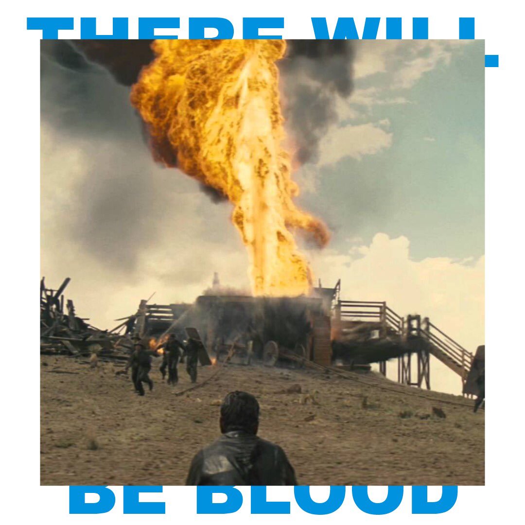 FiloupeW's tweet photo. FİLM ADI: There Will Be Blood
Tür: Dram
Daniel Plainview, 1900'lü yılların başlarında ıssız bir bölgede, petrol arama çalışmalarını sürdüren bir şirketin sahibidir. Daha fazlasına sahip olmak isteyen bu hırslı adamın hayattaki tek varlığı küçük oğludur...
#there #will #be #blood https://t.co/yaxMPfTV7k
