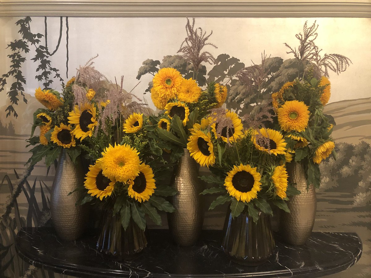 beepnkaz's tweet photo. Had a meeting a couple of weeks ago @TheGoring with @richardupshall and @haynzy and they had fabulous displays of sunflowers - my favourite flower! One to add to the list of iconic hotels in London to stay at in the future! #HotelBucketList https://t.co/tLLPPOh7Bx