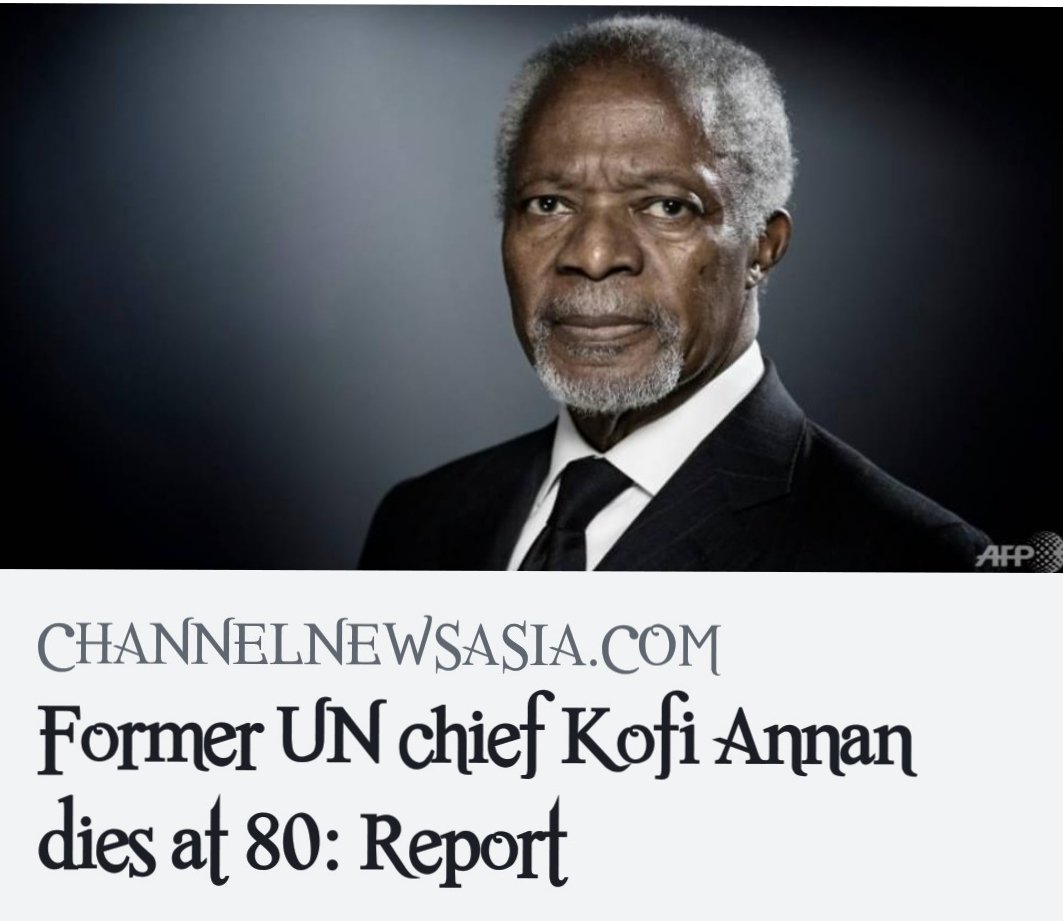 ( Bye Kofi Annan )

လူသားေတြထည္းကမွ
လူသားတစ္ေယာက္ အနိစၥေရာက္သြားတာဟာ
ဝမ္းသာေပ်ာ္ရႊင္ဖြယ္ရာ ကိစၥေတာ႔ျဖင္႔ မဟုတ္ပါဘူး သုိ႔ေသာ္ … !!!

အႏွီး သုိ႔ေသာ္၏ 
ေနာက္ကြယ္မွာေတာ႔ျဖင္႔ … ???

လြမ္းေနာင္ ( အညျတ )