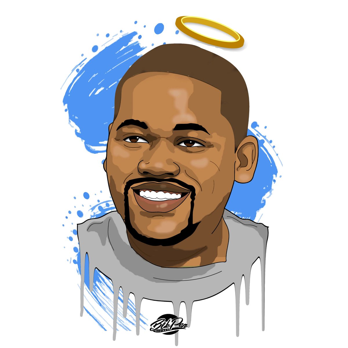 BlackpenJr's tweet photo. #RIP #PROKID #BLKPENDESIGNS #ILLUSTRATIONART #SAHIPHOP https://t.co/DQuyVYfyEm