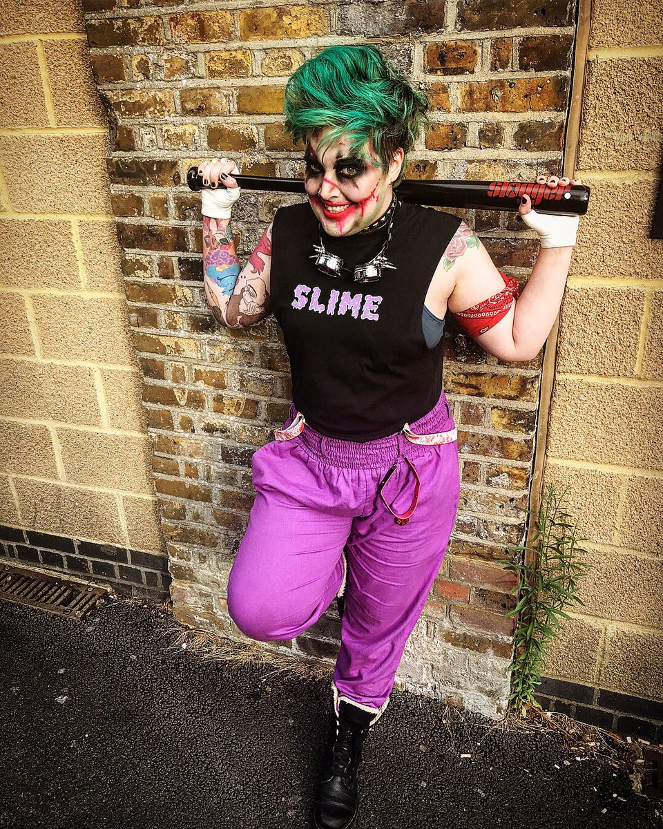 your_pal_bucky's tweet photo. Last nightβs APOCALYPSE JOKER look! π€‘π
- #joker #apocalypse #darksidecomics #darksidecomicsuk @darksidecomicuk #dc #dccomics #cosplay #closetcosplay #postapocalyptic #apocalypsejoker #muotd #ootd #enby #nonbinary - https://t.co/KQkYjylEny