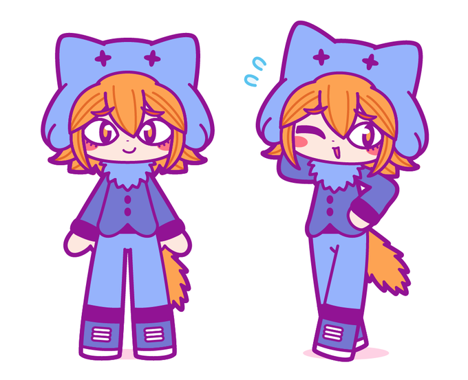 普段あまり描かないけど、この子は珍しく男の子のカラメルくん!
ペルシャ猫の控えめな少年だ〜 