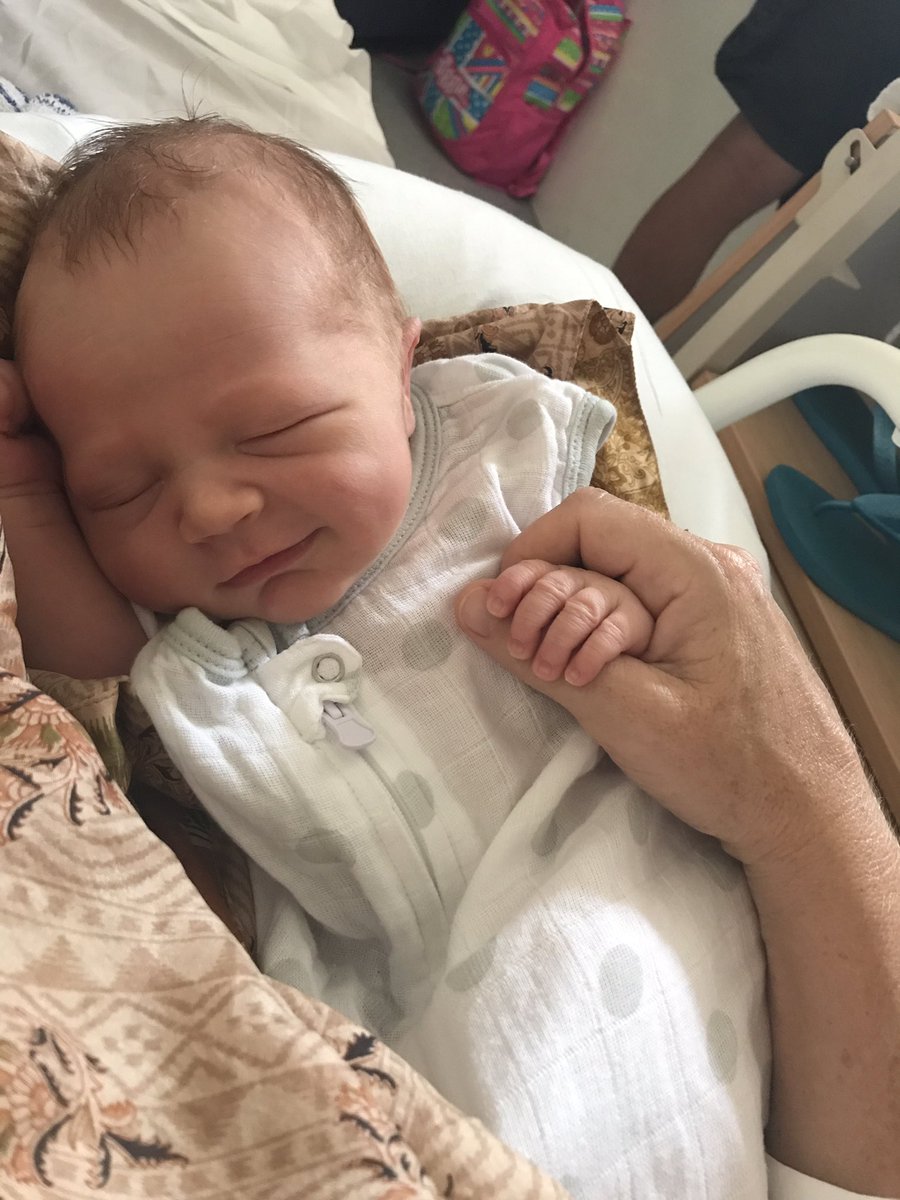 Lucyspeed's tweet photo. @MissPotkin My new born doing a Colin forth impression. #sidesmile #charisma https://t.co/plzeGOi7KE