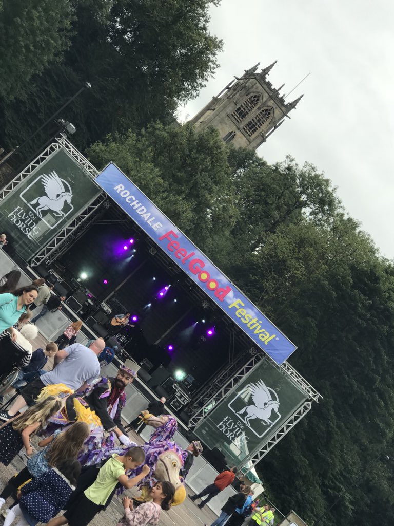 DannyMIDSimpson's tweet photo. Great to call in to see our @MIDCommsUK #o2rochdale #o2middleton at this years @FeelGoodFest #FeelGoodFest18 with some amazing family fun. Follow our feeds on FB for live streams of sneaky AAA backstage clips and fun. Free parking and great family fun for all get down here!! π https://t.co/T1djBOtahO