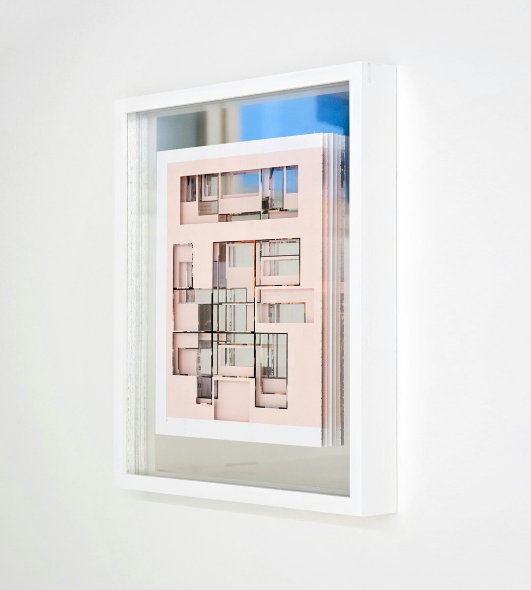 blattformer's tweet photo. PETER FREITAG – "EGOLOVE"

Who? What? Where? [3|6] . 3 papercuts, magazine-pages, mirror . 27,5 x 23 cm . 2018 - #blattformer.de https://t.co/XwLs9sJzmP