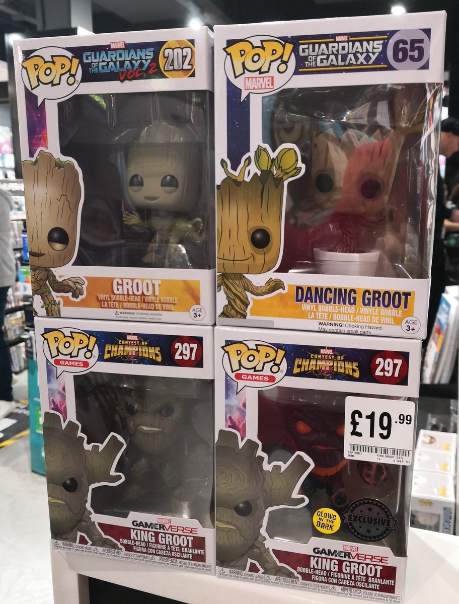 king groot pop glow in the dark