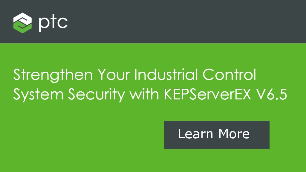 Kepware's tweet photo. Learn how you can improve the security of your industrial control system—and implement best practices—with #KEPServerEX version 6.5 in our new blog post: https://t.co/Mx47ZX6ZB2 https://t.co/BdGrqQDDIj