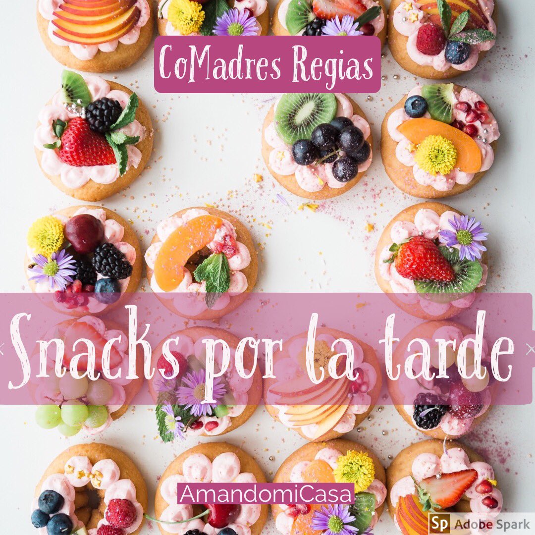 CoMadresRegias's tweet photo. Hola, soy Yuria Prospero de @amandomicasa
Toda la semana mis comadres han estado hablando sobre la importancia de los desayunos, el lunch, comer saludable, etc
Hoy quiero hablarte sobre los snacks de la tarde y la forma en que yo los presento en casa.
#EntreComadres #snacks https://t.co/u6XUhFR9Ej