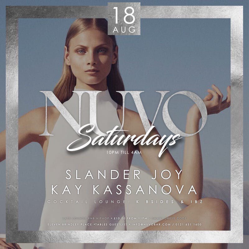 See you tonight 🎉

#nuvo #birmingham #SaturdayNight
