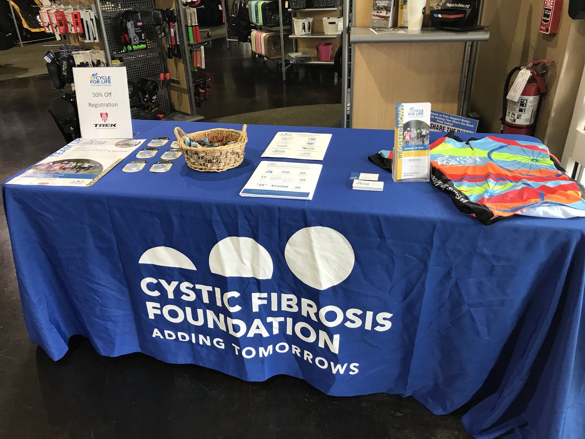 CFF_SC's tweet image. We are moving this morning with #CFCycleForLife at Trek Bike Charleston. Thank you @TrekBikesGuy for your support and helping spread awareness of #cysticfibrosis