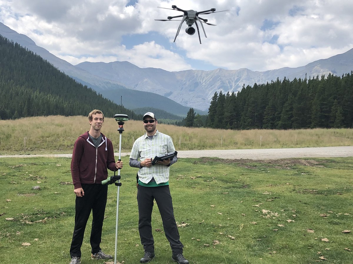 derektrobinson's tweet photo. Had a great week of #fieldwork #mapping #mountain #wetlands with @aeryonlabs SkyRanger #uav #drone. @InnovationCA &amp; @ABInnovates funded project with @girls_can &amp; @UW_Hydromet. @envwaterloo #students are great! Thanks to @biolite and B. Meinen for all the help in #Alberta. https://t.co/xSwU4AHV0r