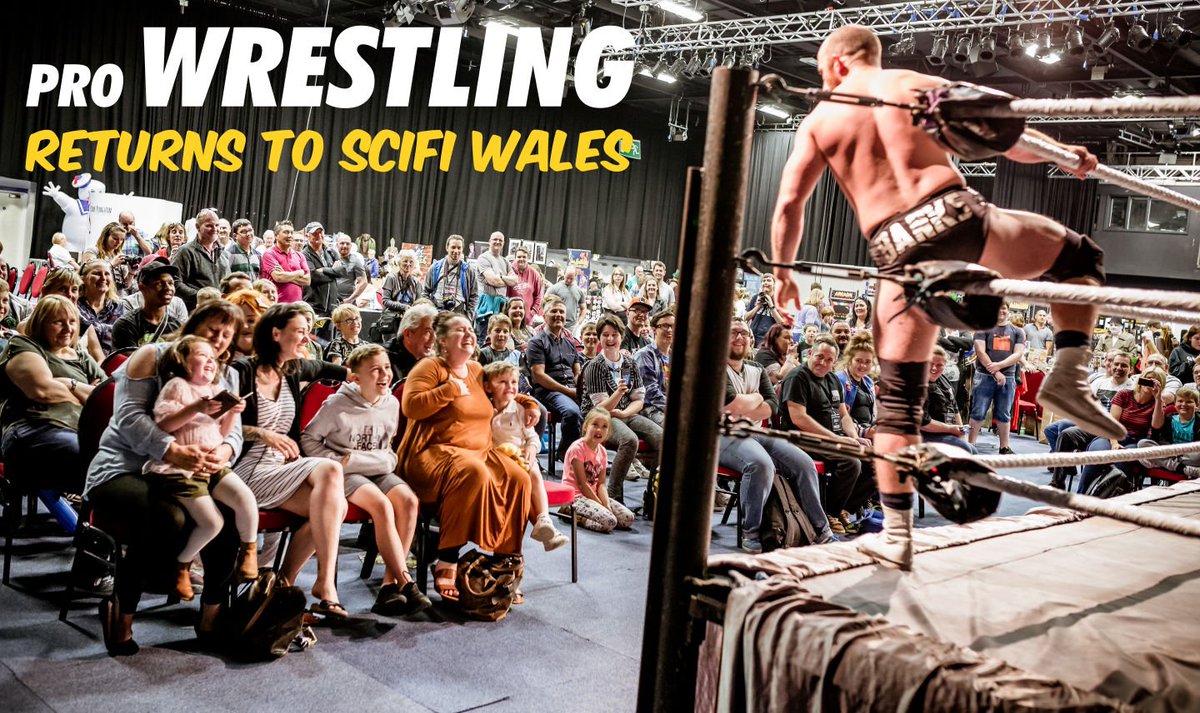 We're happy to announce that professional wrestling is returning for a 3rd year at Scifi Wales! So grab your big foam hands and cheer on your favourite British wrestling stars.
