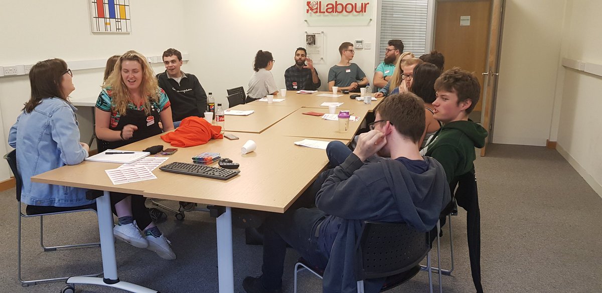 bhsayn's tweet photo. With @LabourStudents delivering session on community organising. Discussing the transformative effect of relational power and understanding our communities. #forthemany #bythemany #LSST18 https://t.co/PPKgb0s597