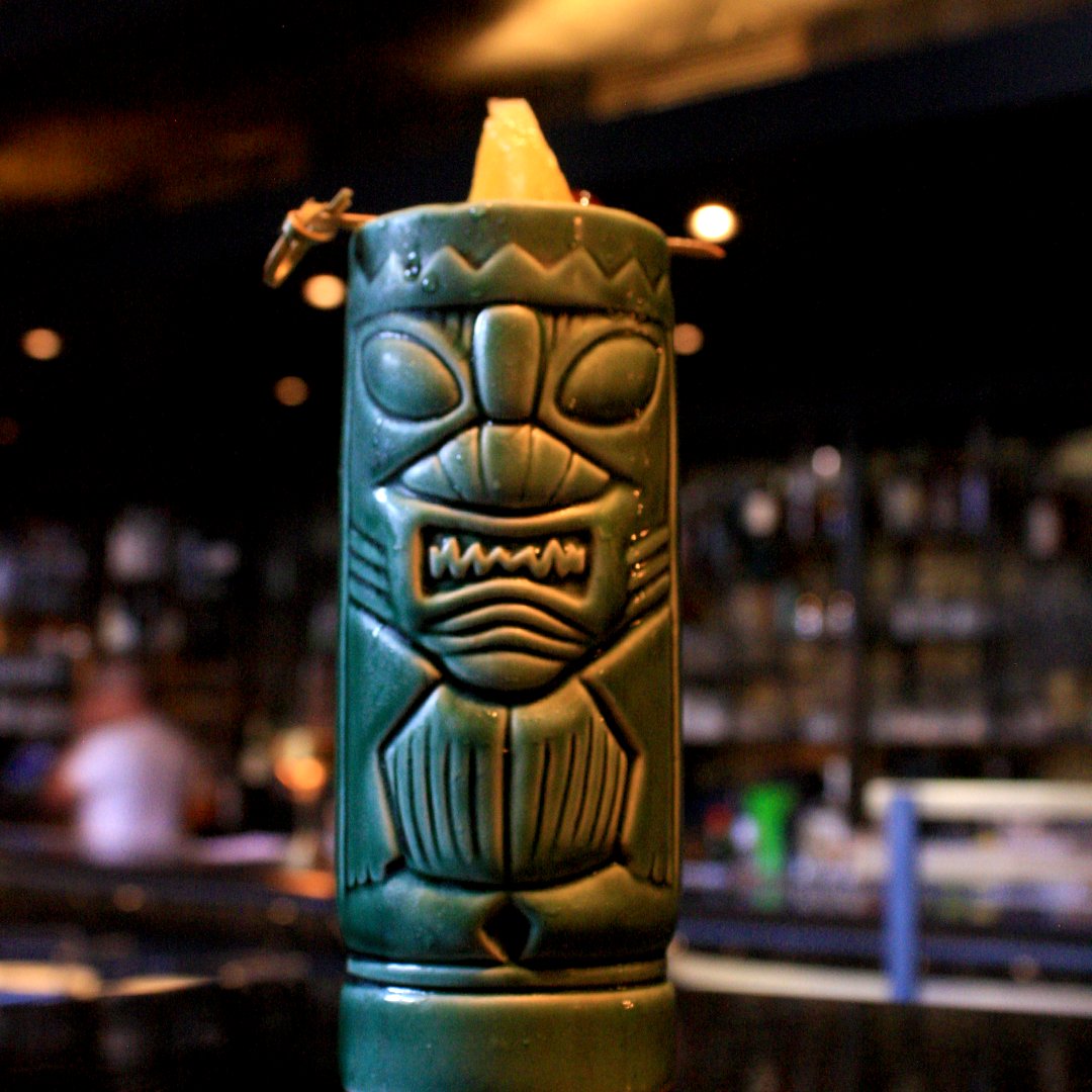 #TroisRivièresRhumBlanc, #Smith&amp;Cross #Jamaican #Rum, #VelvetFalernum, St. Elizabeth #Allspice Dram, Jasper's #Secret Mix Rhum Agricole lends a fresh take on this tiki classic. #Tropical #citrus notes help you go for the "W". Served over ice with a dot and two dashes.  #densondc