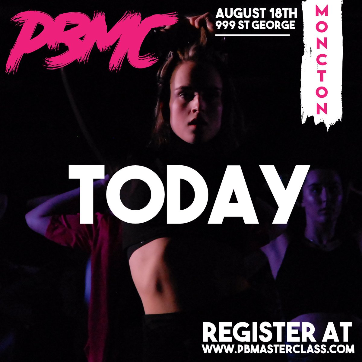 PBMasterclass's tweet photo. MONCTON! IT ALL GOES DOWN TODAY!  We can't wait to dance with you all! https://t.co/biExjMbEXk