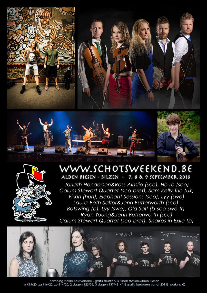 Getting ready for #scottischweekend #folk 2018!