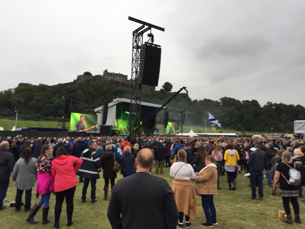 Currently working with colleagues <a href="/ForthValPolice/">Forth Valley</a> dealing with disturbance in #Stirling involving (caused by) large number of #Skye folk. We promise to clean up &amp; take them all back across the bridge. Have a great night everyone and get home safe. #TheLastDance #ProtectAndSurvive