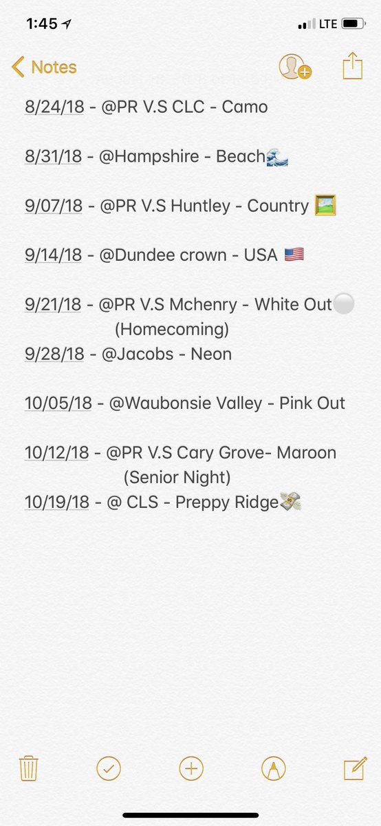 Here are you’re 2018 Football games and themes! Hope everyone can make it out and help support!