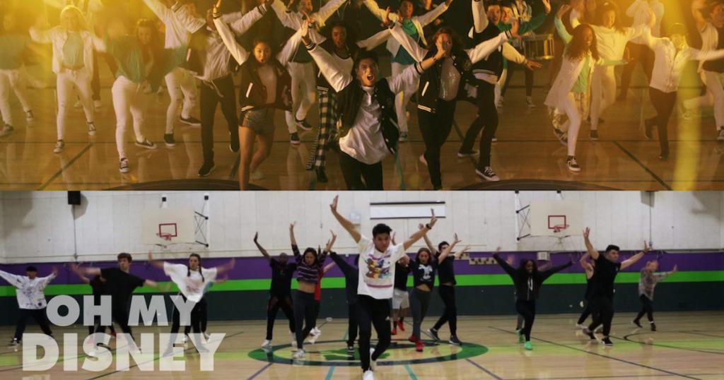 OhMyDisney's tweet photo. Watch #ClubMickeyMouse bring their “Ready Set Go!” routine from rehearsal to stage: https://t.co/ZRckwz0e9U https://t.co/qha5AXjIry