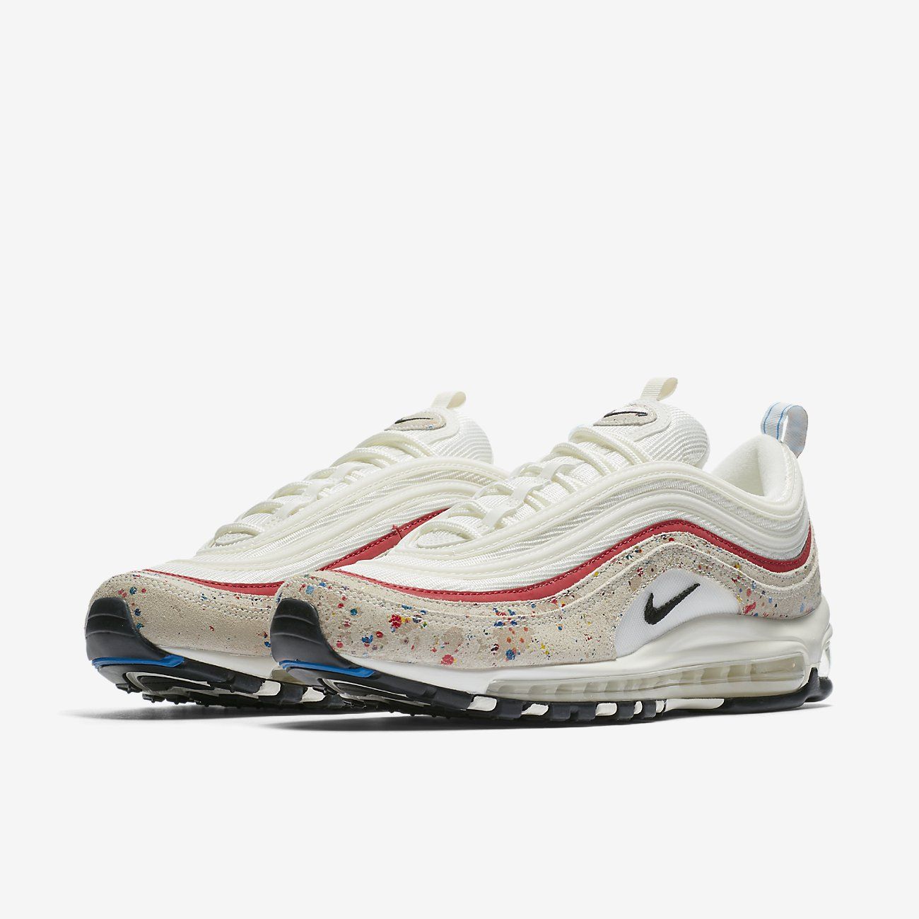 Air max 97 paint splatter on feet sale