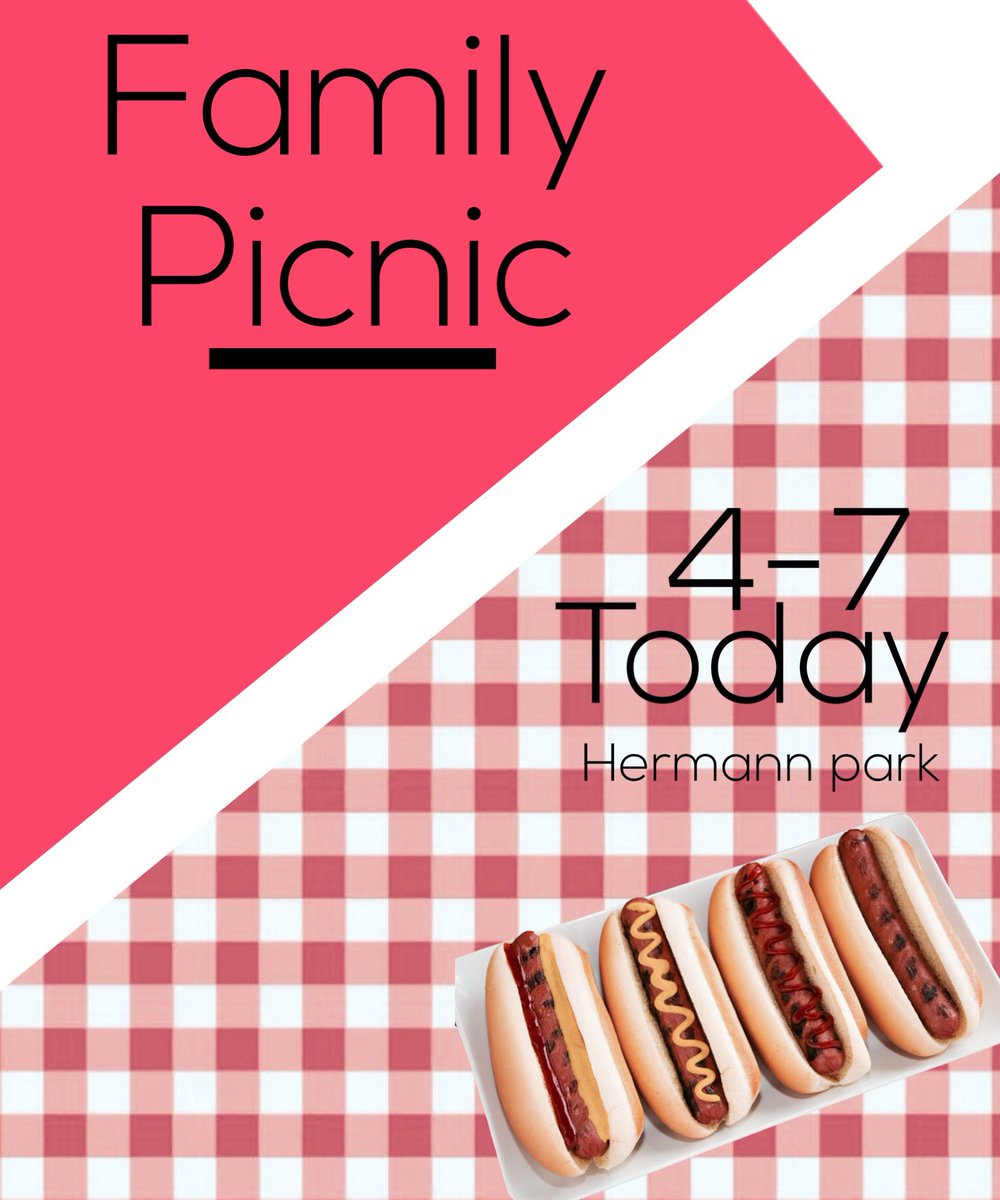We have an awesome weekend lined up for you guys starting with our family picnic today at 4pm! Come out and bring your whole family! #Revive #Houston #HTX #Montrose #Church #Picnic #FamilyPicnic #Park