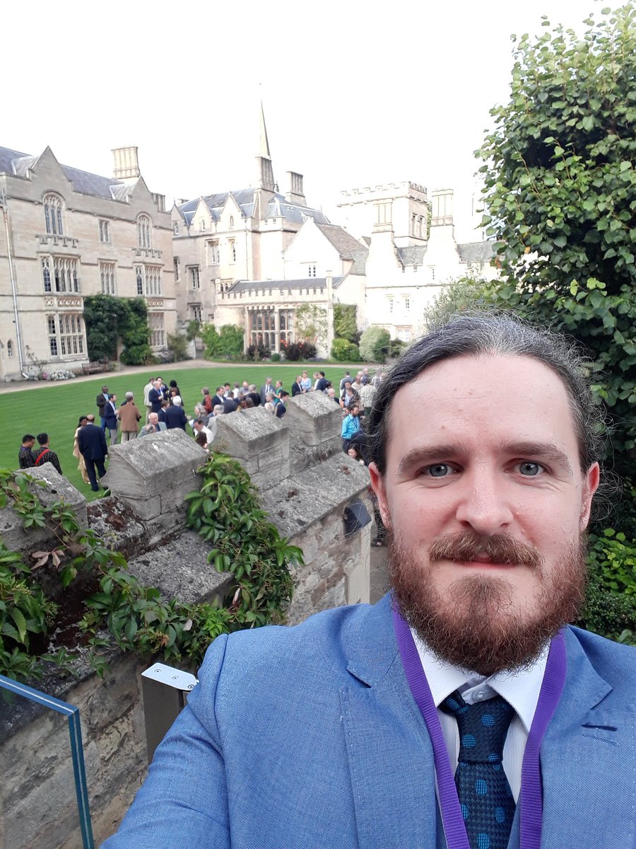 J_D_Stubbs's tweet photo. How do you finish off an #Oxford #Theology conference in style? With the @OIMTS ''Institute banquet', naturally. #OIMTS2018 #OGHPhD https://t.co/Fe3OYQnnTk