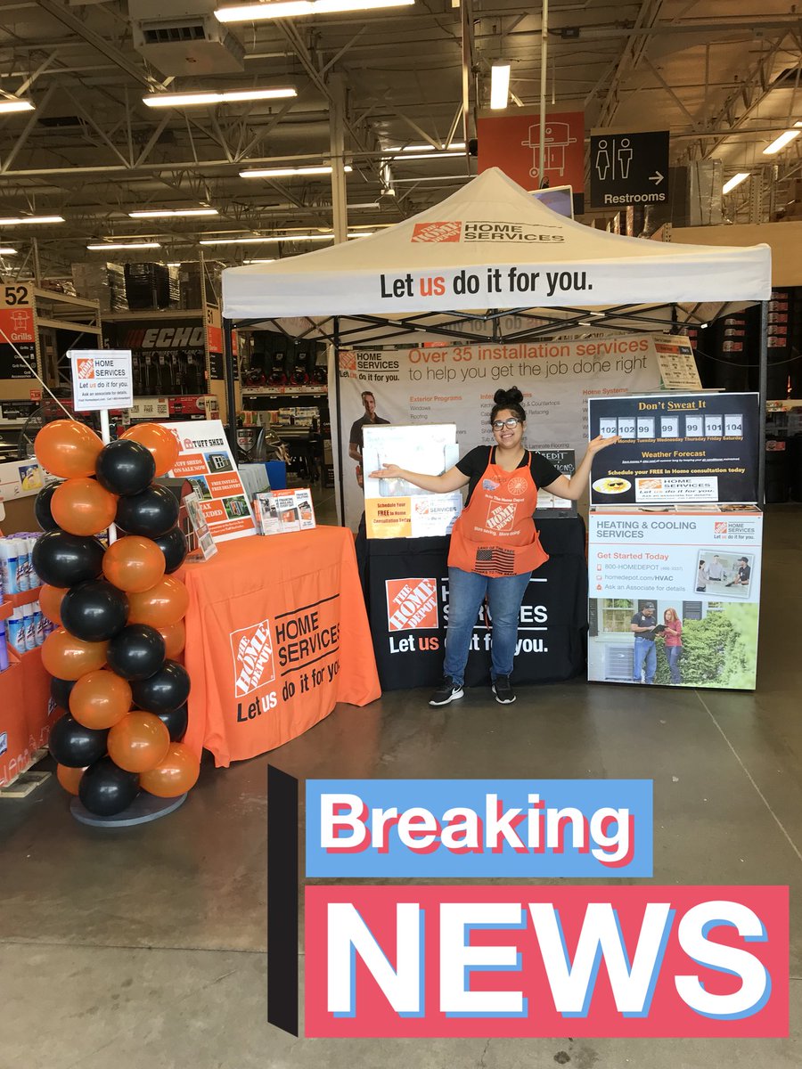 HDJamesEaves's tweet photo. Thank You D23 associate Janelle driving #HomeServices #PipeLineLifeLine #FearlessD327 https://t.co/6MSFyz7EFH