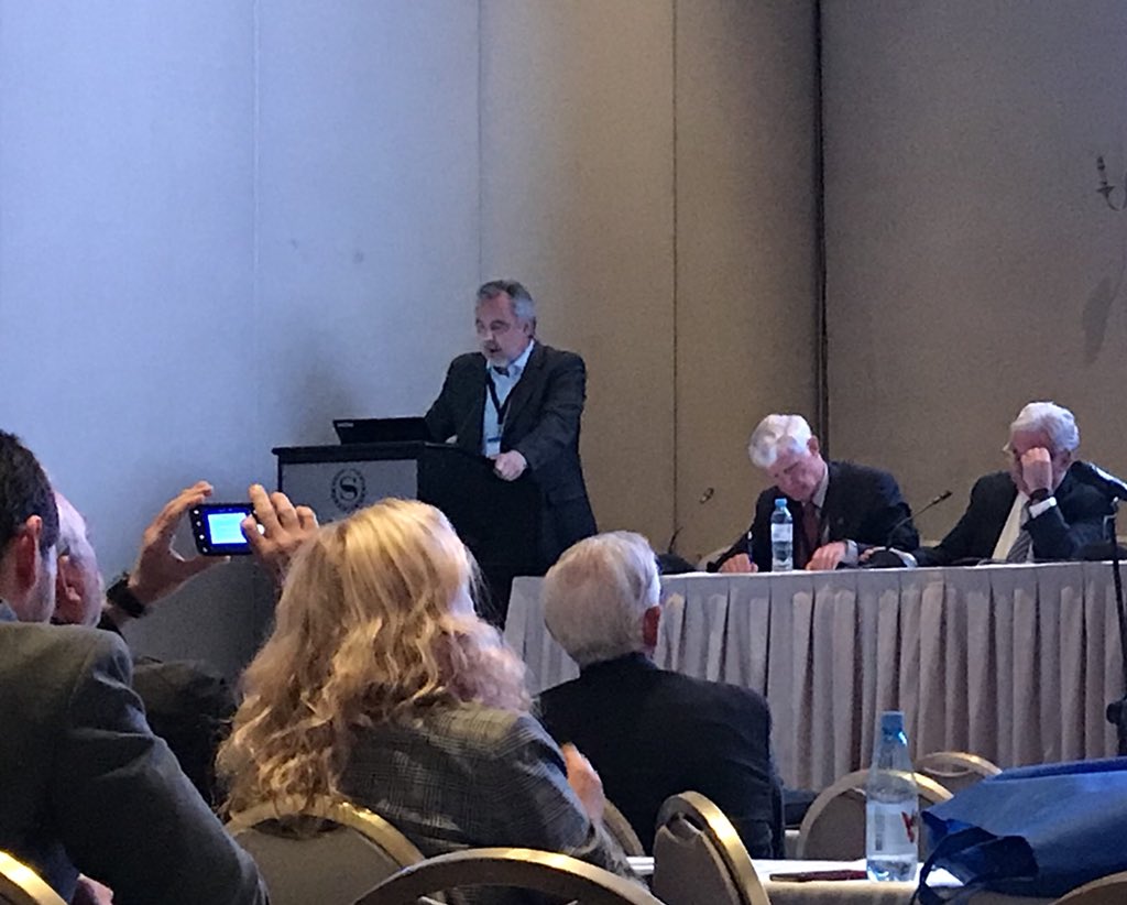 IASLC's tweet photo. Dr. Carlos H. Barrios continues the session by presenting, “Targeting T790M in Lung Cancer.” #LCSM #LACLC18 #LungCancer https://t.co/hLet7CI1de