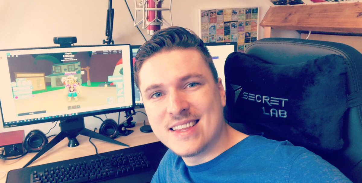DefildOfficial's tweet photo. Chilling in my new @secretlabchairs chair! ITS SO COMFY 😍 You can as well see me breaking my old chair on the new MINING CODES VIDEO! 😂( https://t.co/y2MKkzsbIQ ) If you want to get my new titan black chair check it out here! https://t.co/GQvnAWs7L4 https://t.co/d5xZzs5soz