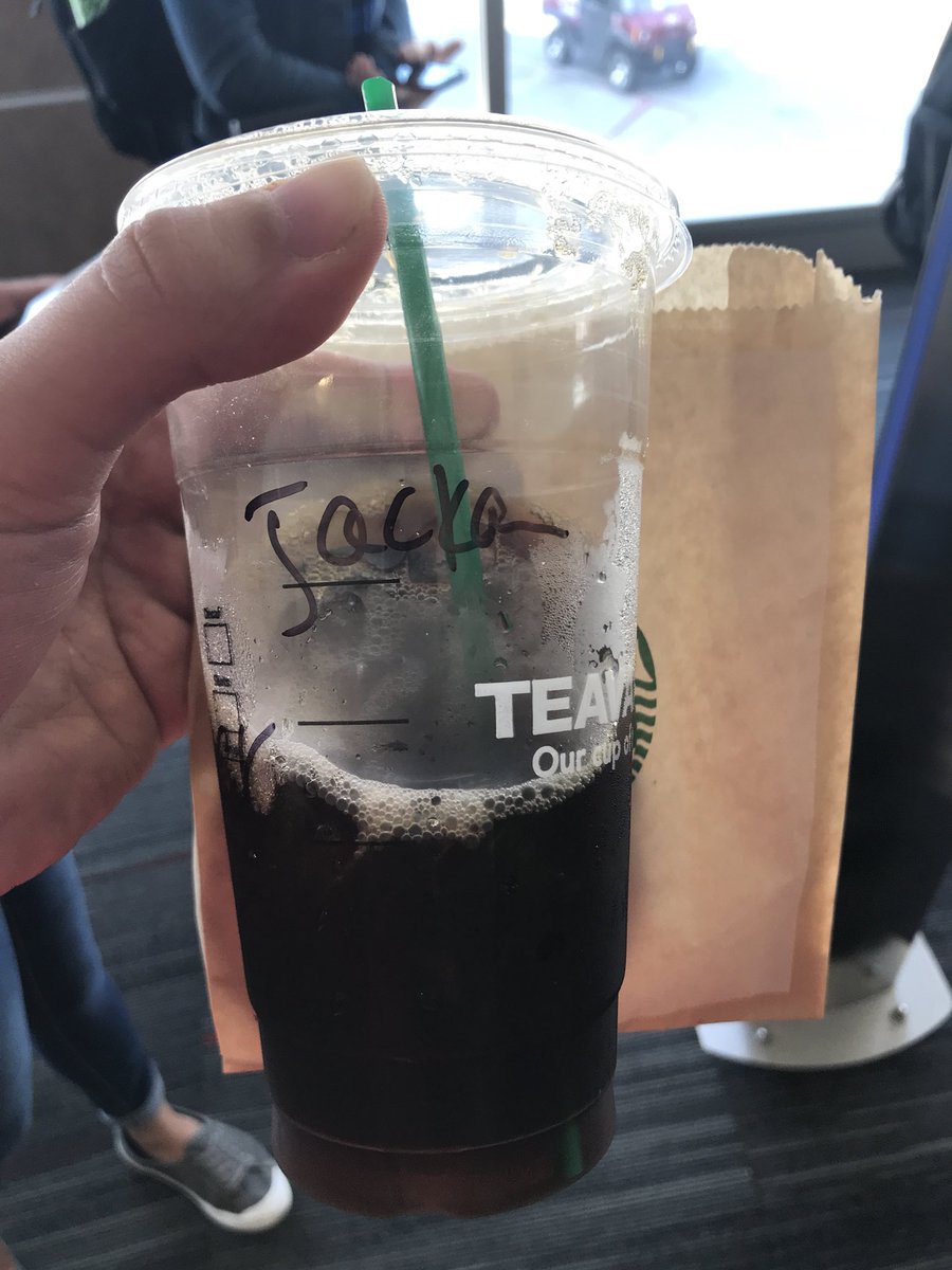jcarnahan55's tweet photo. Complete fail at spelling Jacob at MCI @Starbucks https://t.co/1aVv8tUWfZ