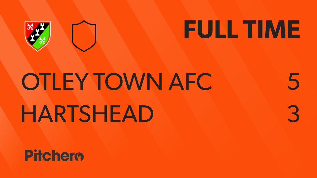 otleytownfc's tweet photo. FULL TIME: Otley Town AFC 5 - 3 Hartshead
#OTLHAR #Pitchero
https://t.co/JLE7pw8aUC https://t.co/sNxe3YAFky