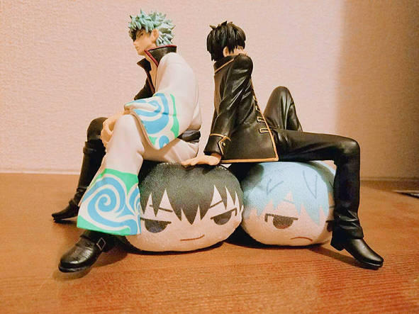 su_ha_59's tweet photo. むにむにましゅまろが手に入ったら是非やりたかったことが実現しました　いままでこの銀さんずっと便器に座ってたのでお尻に優しいましゅまろクッションに　高さが丁度良い！ https://t.co/Zl8BYw8ab3