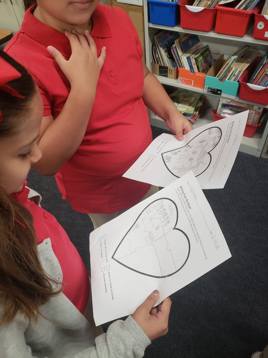 maestra_camacho's tweet image. Beginning our Narrative Writing unit w/Heart Maps.♡ &quot;What&apos;s special in your life?&quot; Ss will use maps to create and craft authentic writing. @GeorgiaHeard1 @RorimerRoyals @logonzal21  #visualreminders  #writefromtheheart