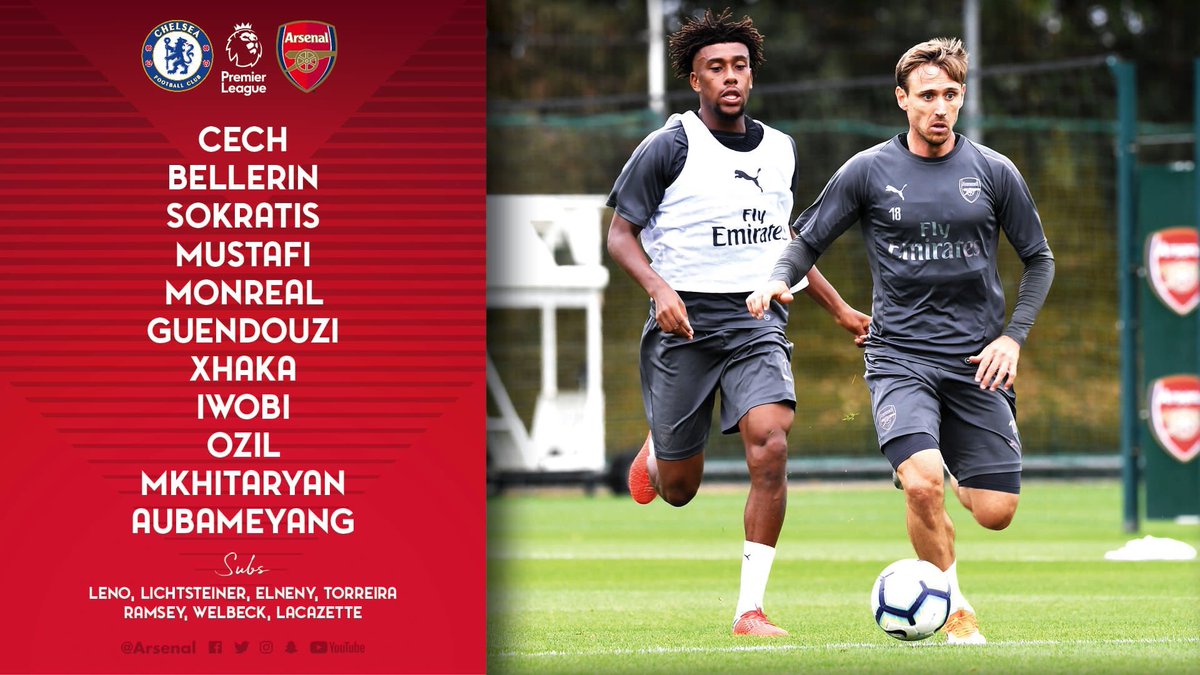 Starting lineup #CHEARS
Cech kembali dipercaya menjadi starter, gimana nih