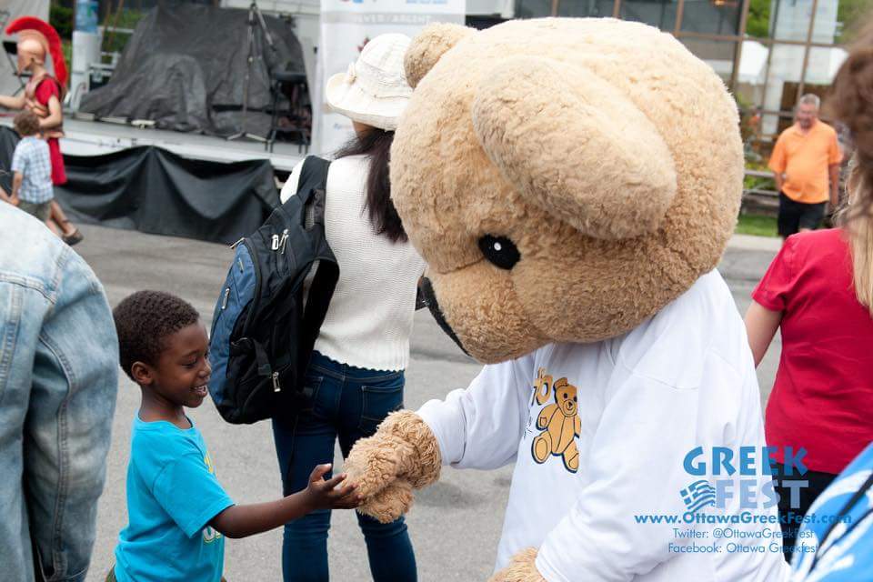 OttawaGreekFest's tweet photo. Join us from 12:00 - 4:00 today for Family Day!
Lots of activities for kids and parents, including visits and demonstrations from the Ottawa Fire Fighters, the Shrine Klowns, and the CHEO bear! #OpaOttawa https://t.co/iqnzE3aYE4