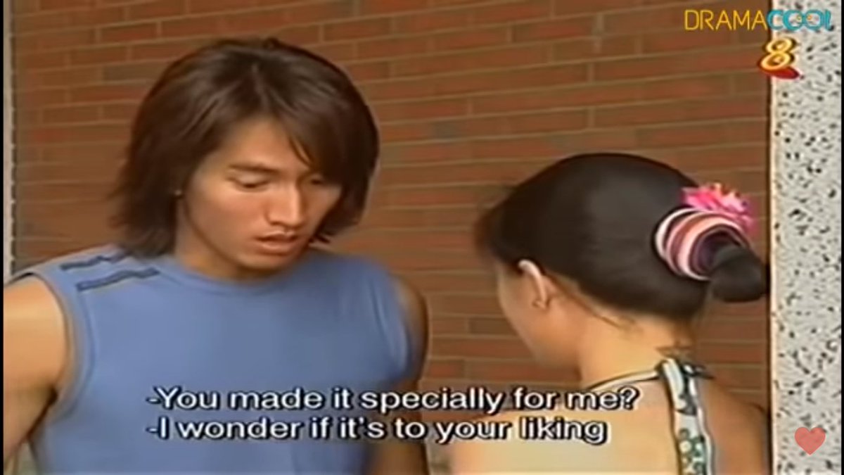 Shancai prepared lunch for Dao Ming Si. It made him happy even though he didn't really know what he was going to eat  #JerryYan and  #BarbieHsu in  #MeteorGarden (2001) and  #DylanWang and  #ShenYue in  #MeteorGarden2018